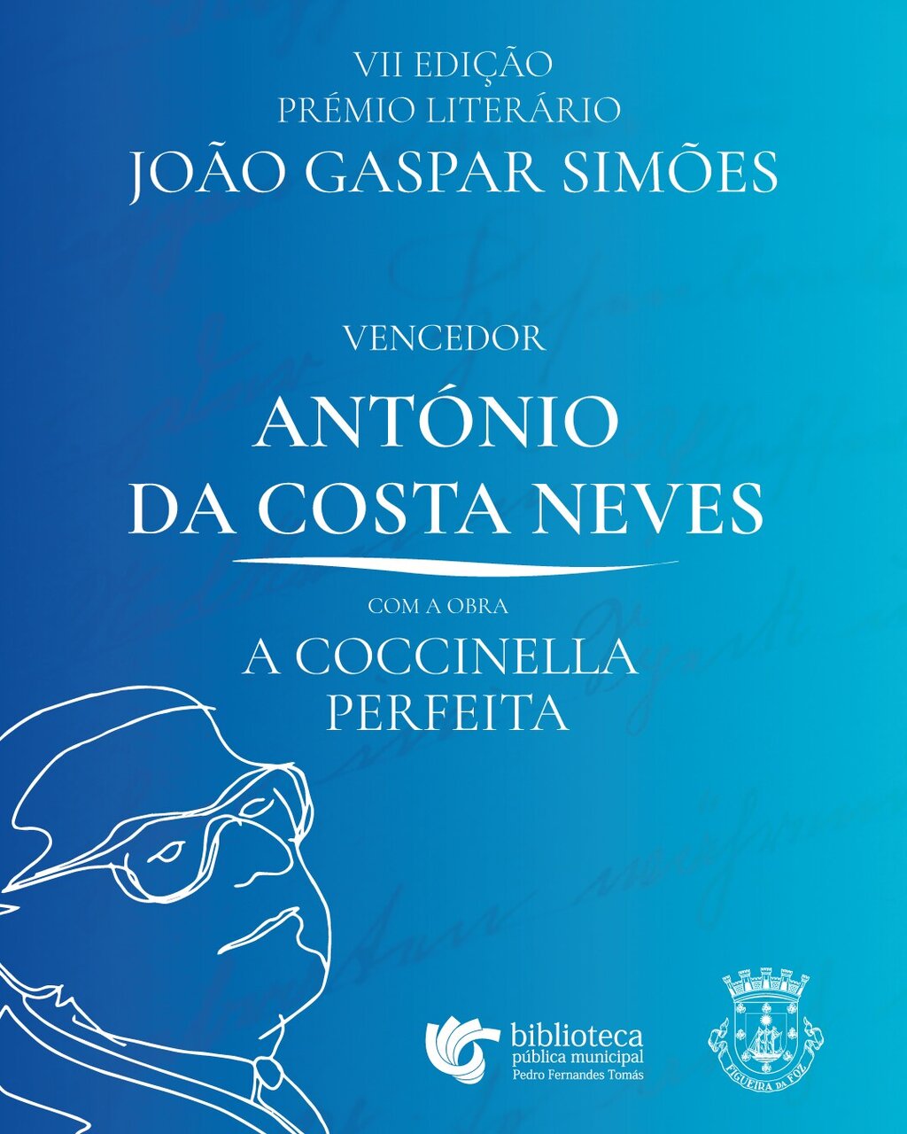 «A coccinella perfeita», de António Costa Neves, vence 7.ª edição do Prémio Literário João Gaspar...