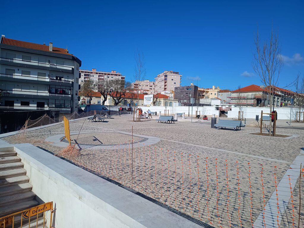 Já são visíveis pormenores da identidade do Pátio de Santo António na década de 1940