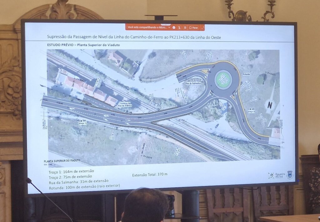Município deu a conhecer ponto de situação da Variante de Quiaios, do Viaduto da Salmanha e do Pl...