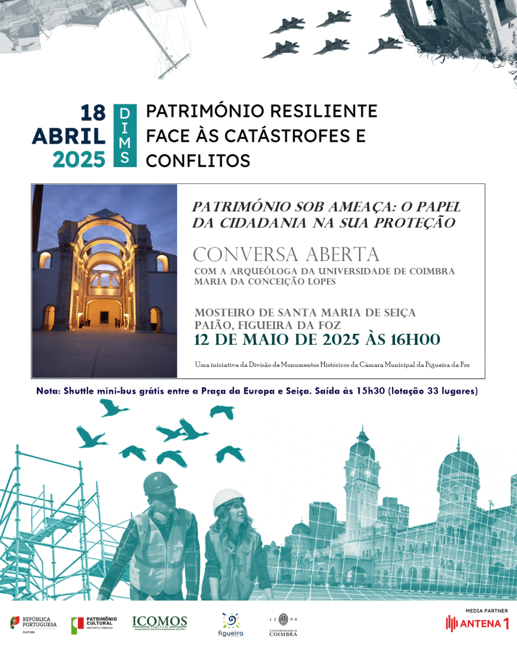 Conversa Aberta com Maria da Conceição Lopes aborda "Património sob ameaça: O papel da cidadania ...