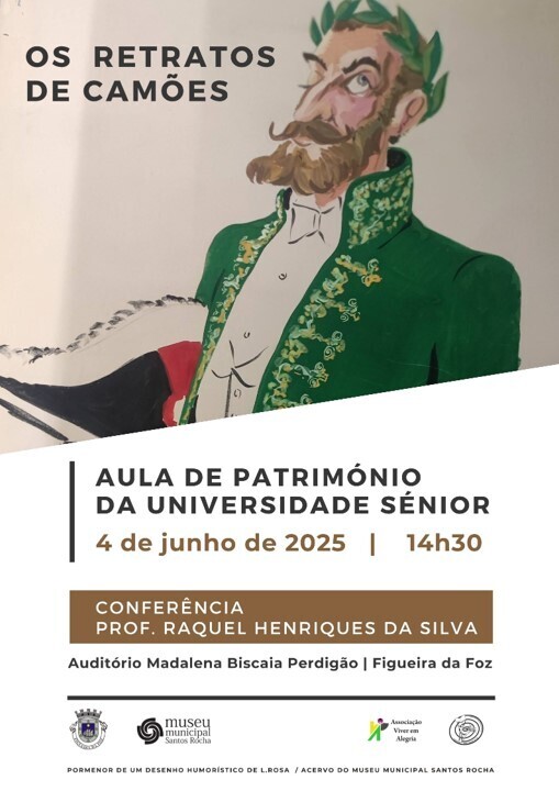 Próxima aula de Património da US será aberta e terá como tema «Os Retratos de Camões»