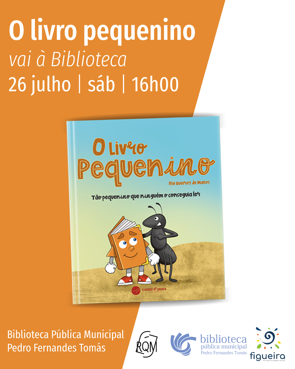 «O Livro Pequenino» vai dar-se a conhecer na Biblioteca Municipal 